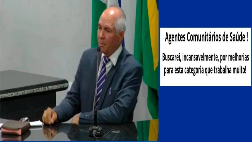 Vereador Geraldo reforça cobrança por pagamento de incentivos aos Agentes de Saúde em Ji-Paraná 2 geraldo